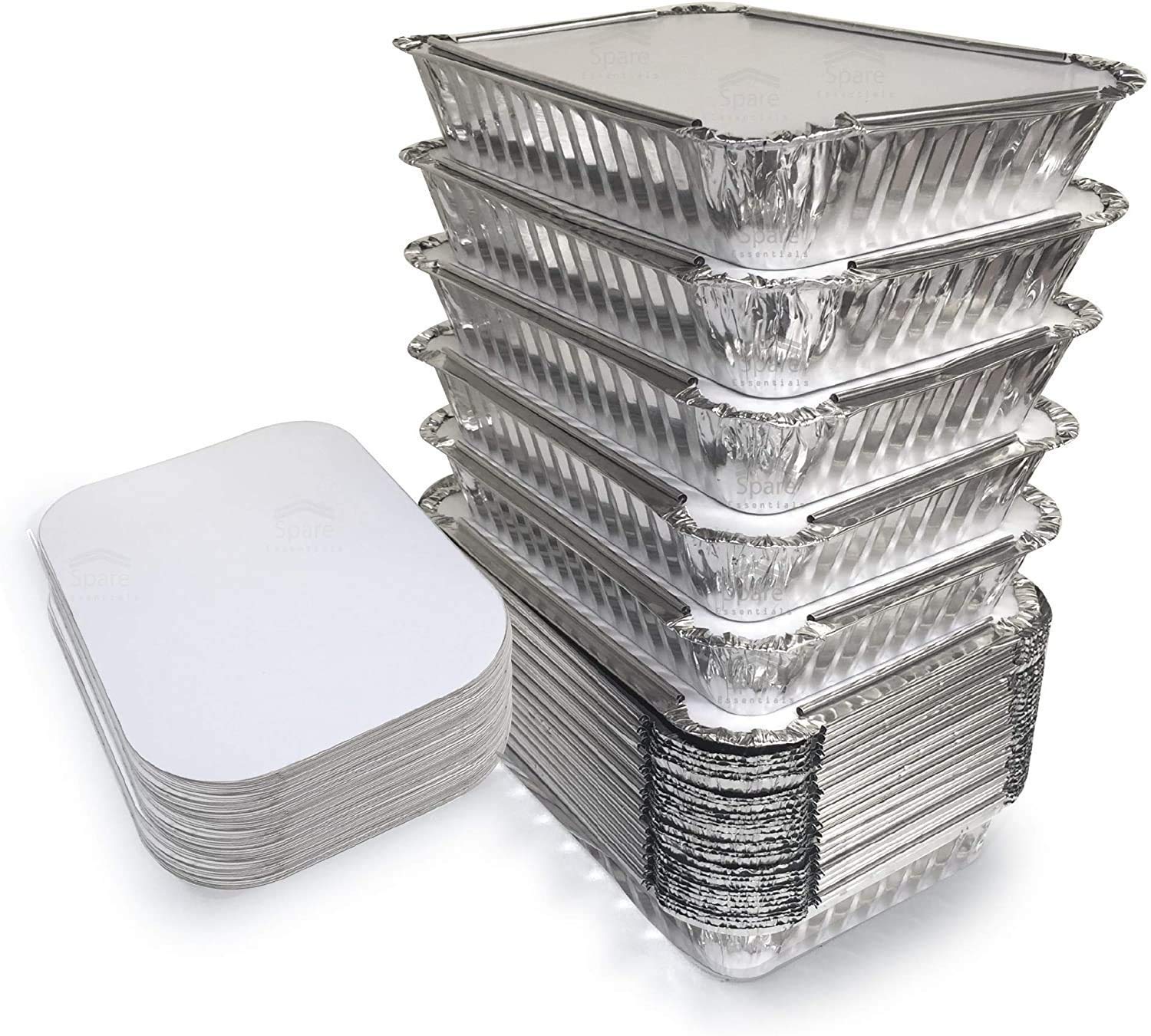 Silver Disposable Container