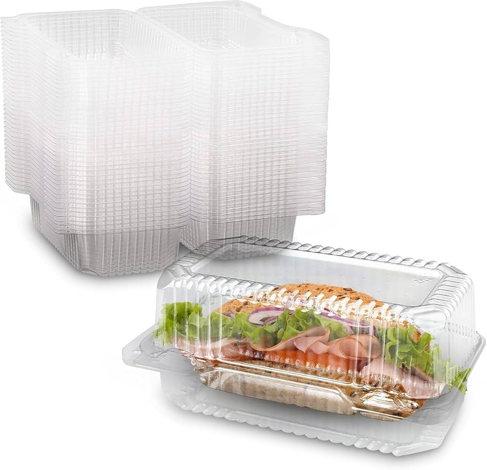 DISPOSABLE Hinged Cake Box