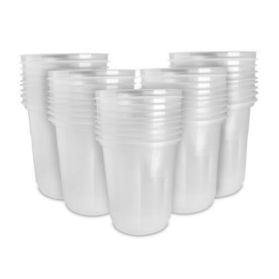 Transparent Disposable Glass