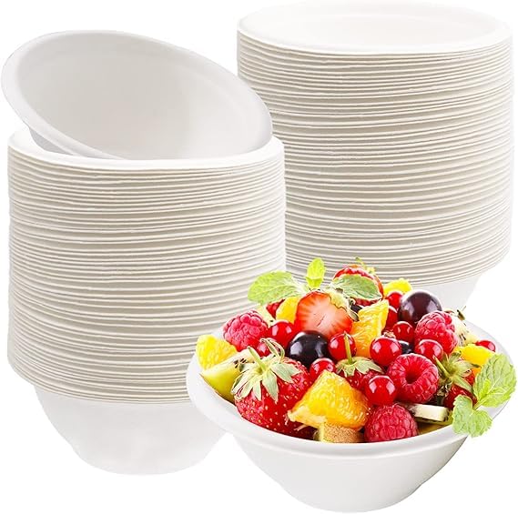 250ml Compostable Bagasse Bowl