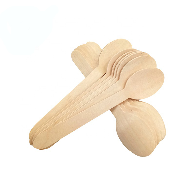 100mm Wooden Ice Cream Spoon