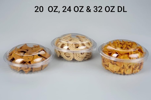 20 Oz Hinged Round Box