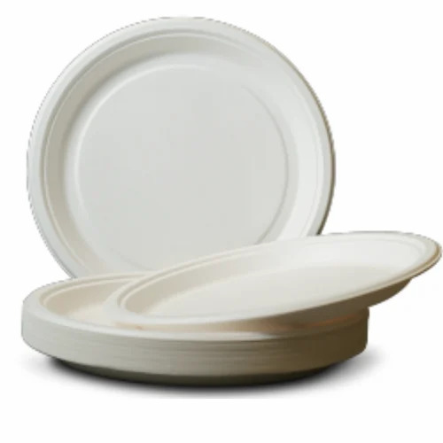 12 Inch Sugarcane Bagasse Plate
