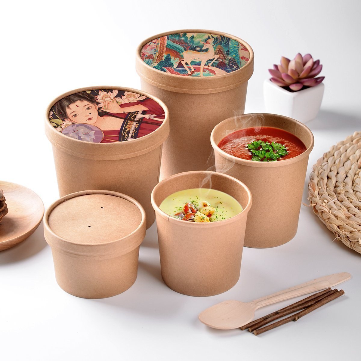 Disposable Paper Bowls