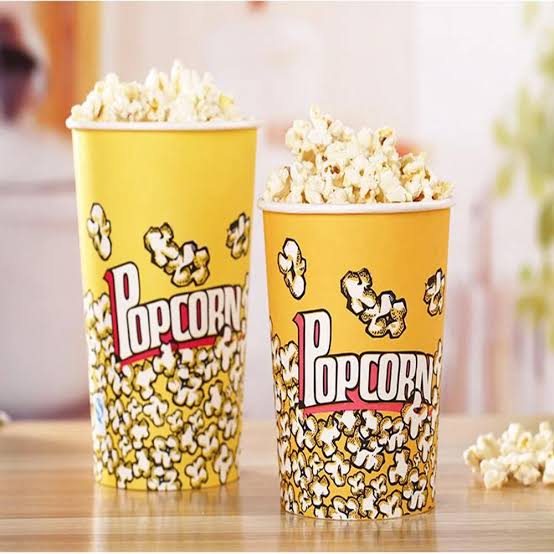 Printed Popcorn Paper Tub