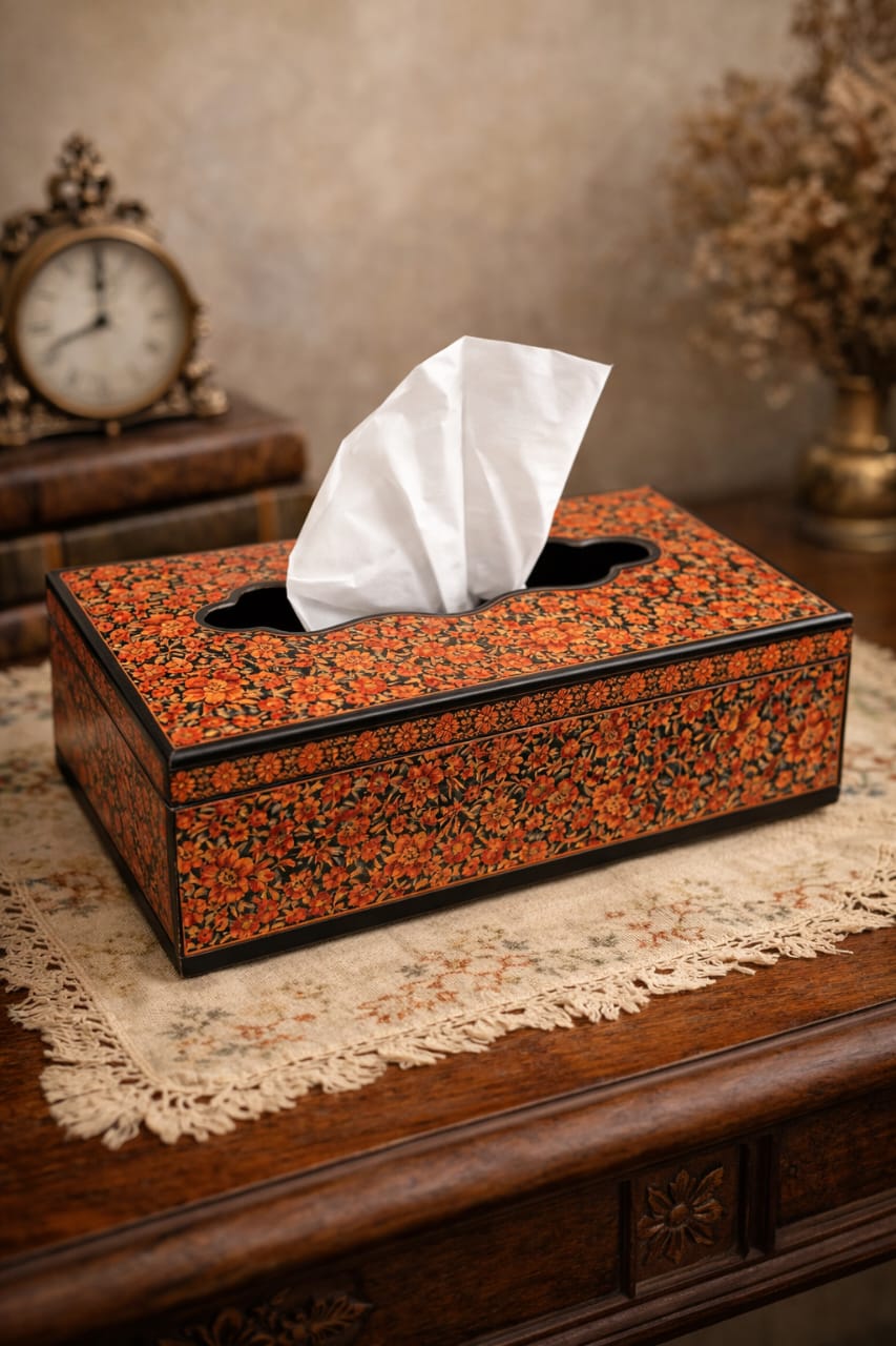 Facial Tissue Paper Box