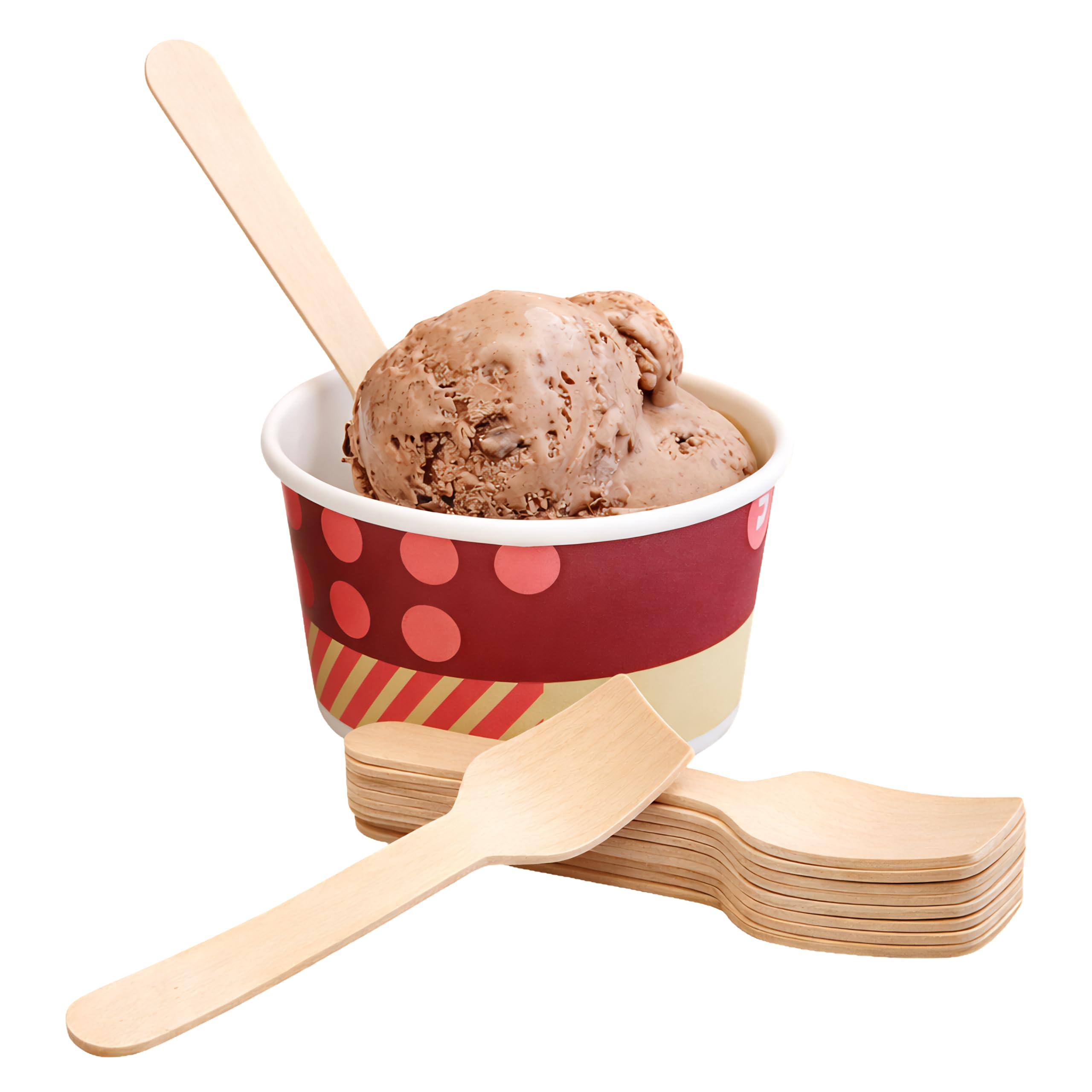 Wooden Ice Cream Spoon