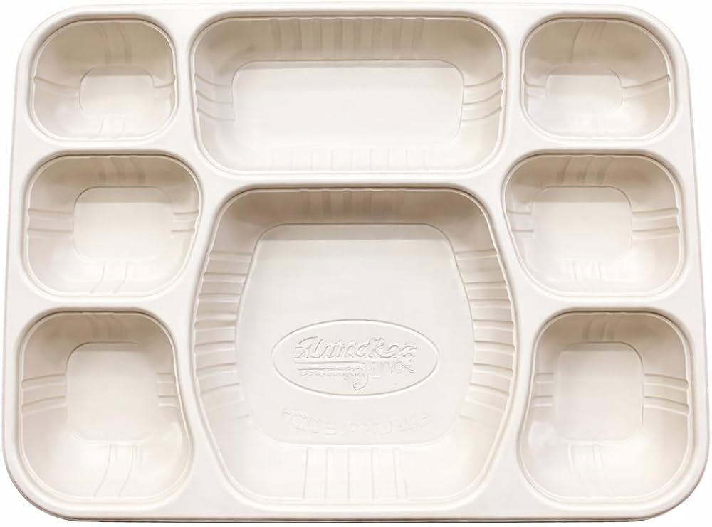 10 Compartment Plastic Meal Tray