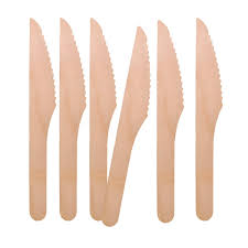 165mm Disposable Wooden Knife