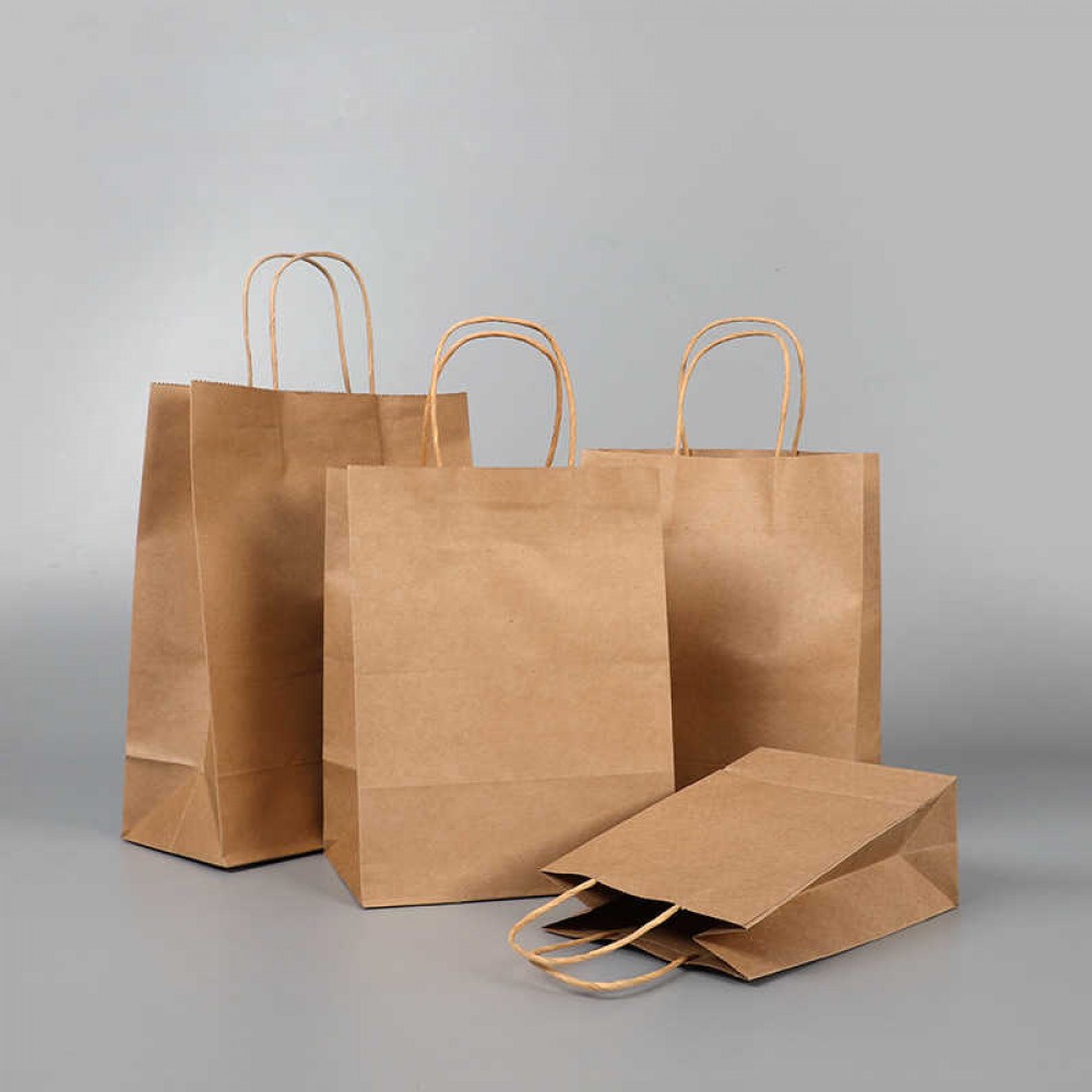 Plain Brown Kraft Paper Bags 100 GSM