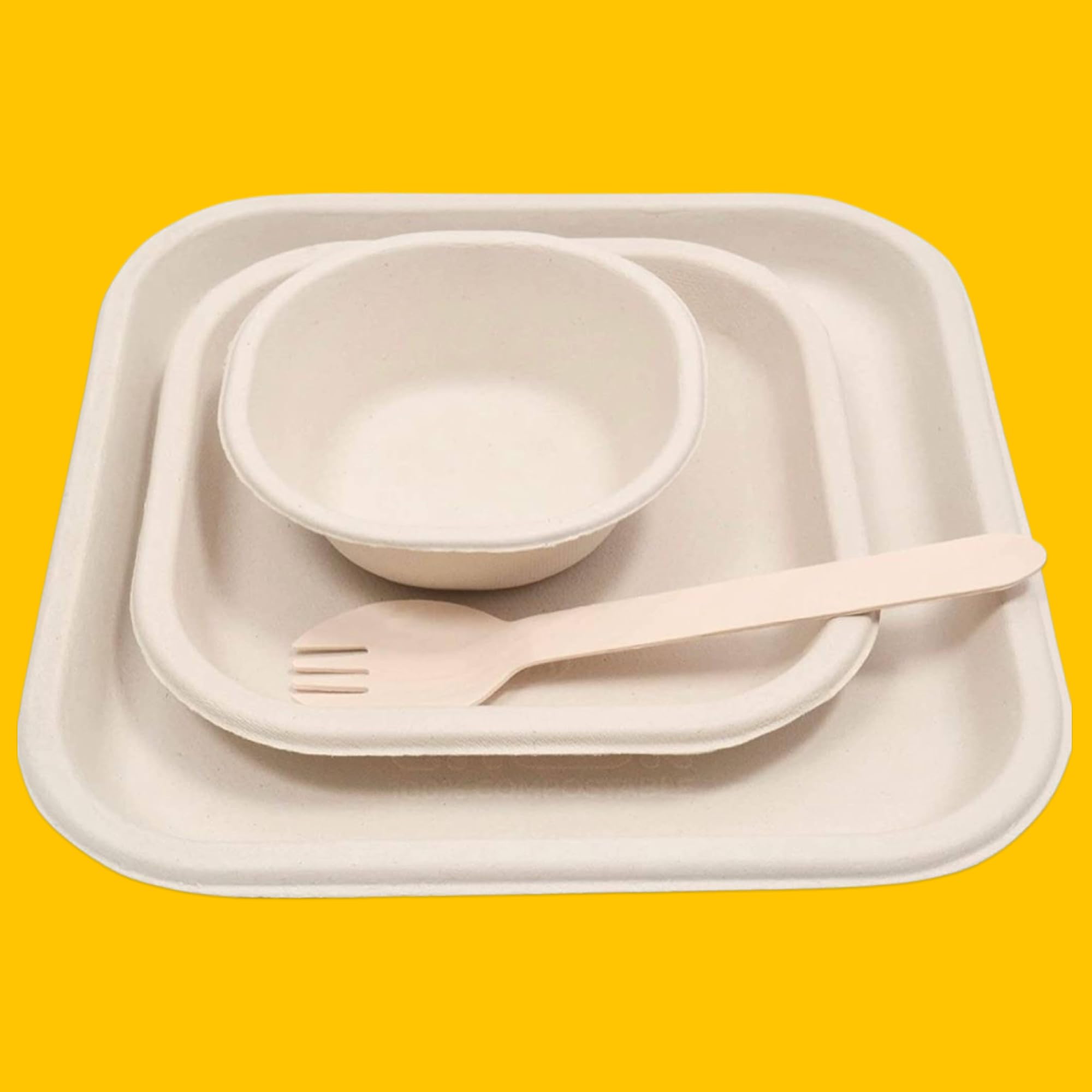 Sugarcane Bagasse Plate