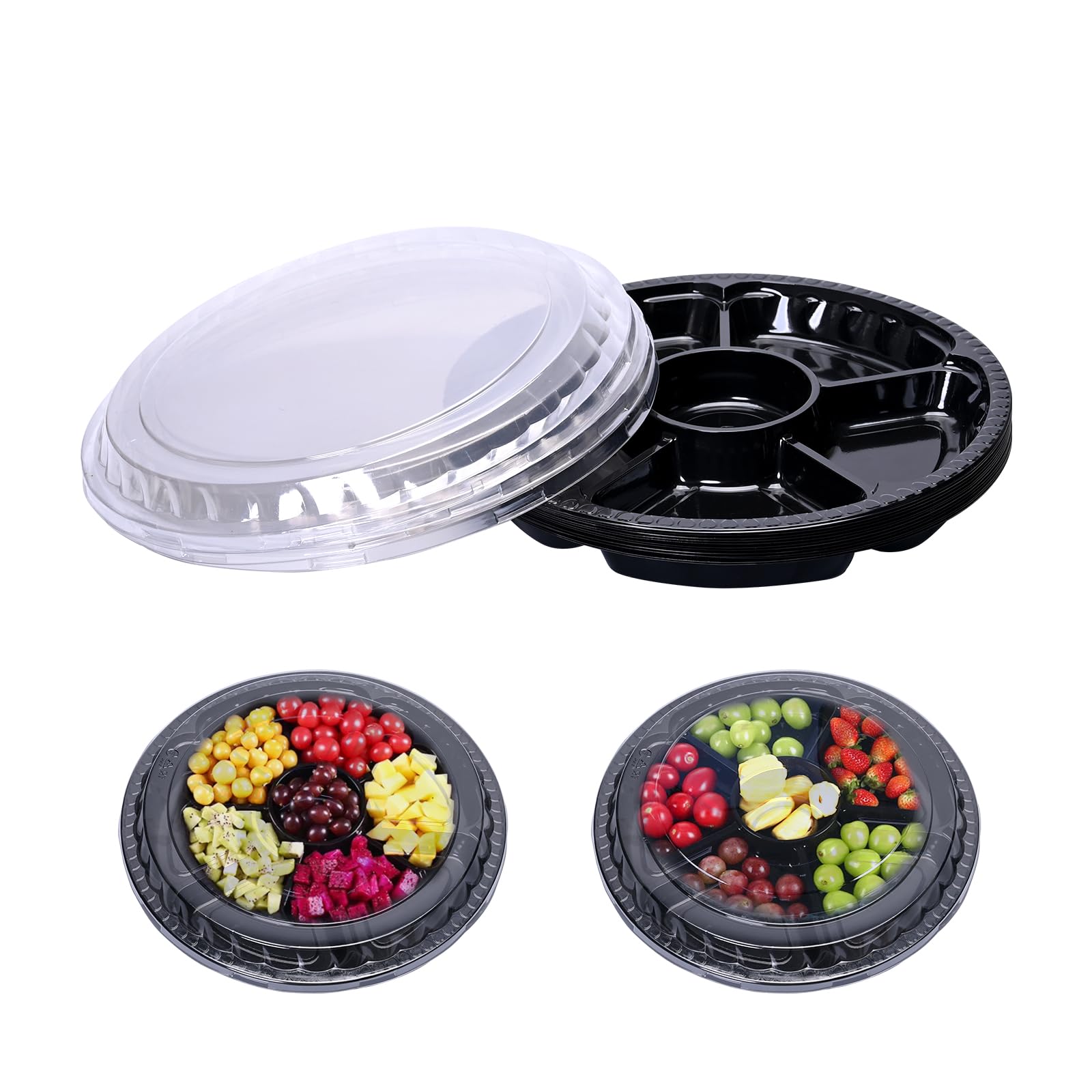 Plastic Disposable Compartment Tray