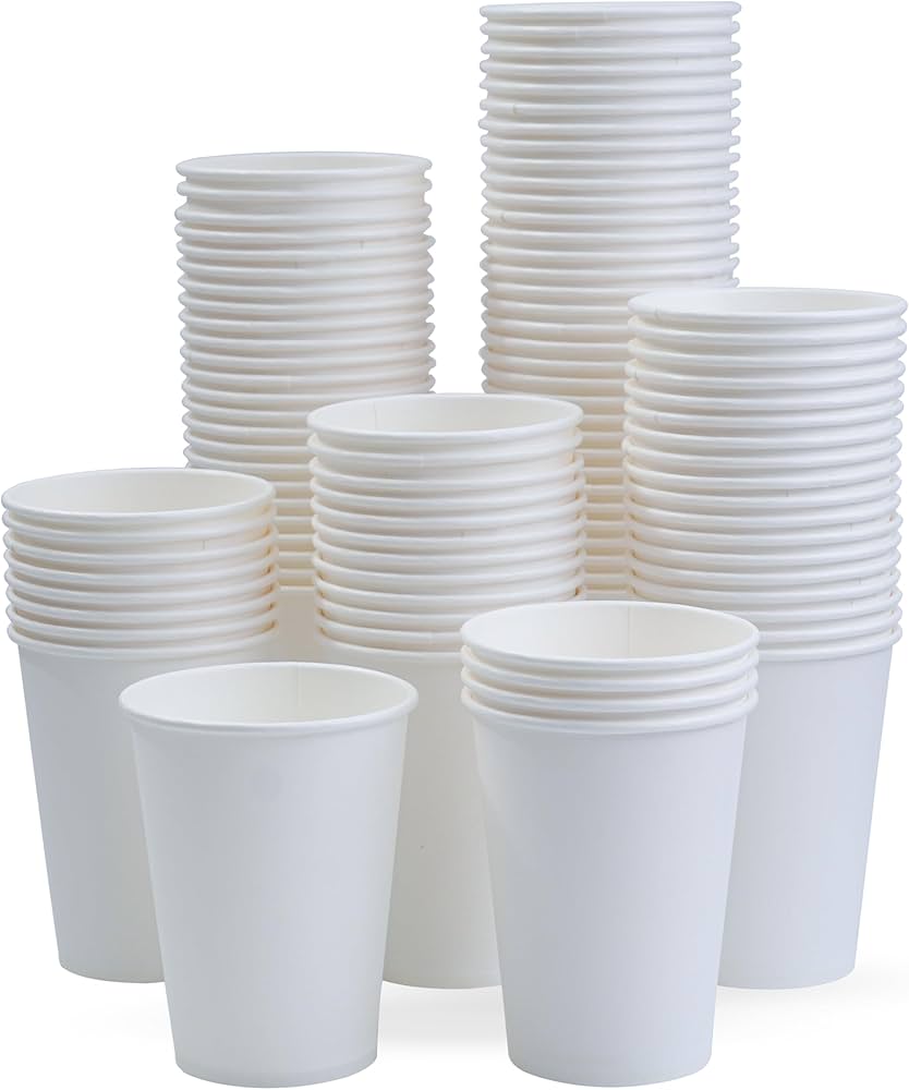 Plain Disposable Paper Cups