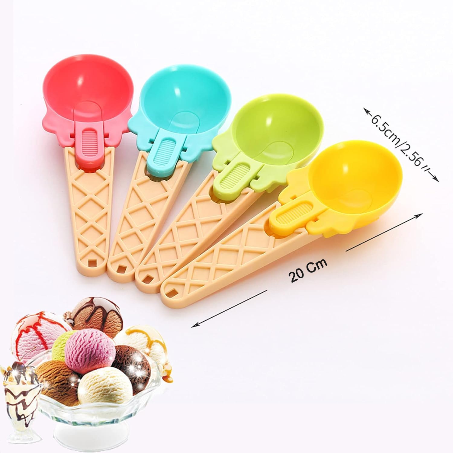 Plastic Ice Cream Spoons