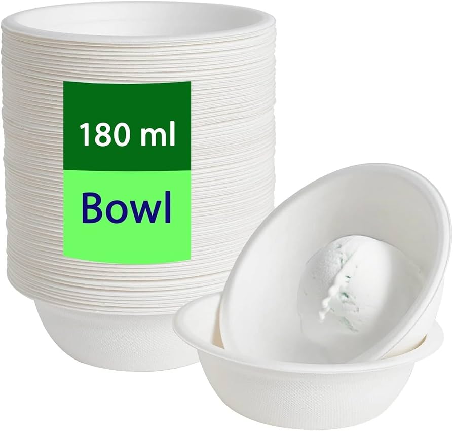 180ml Round Bagasse Bowl