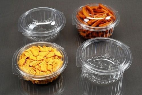 Round Disposable Plastic Pet Food Container